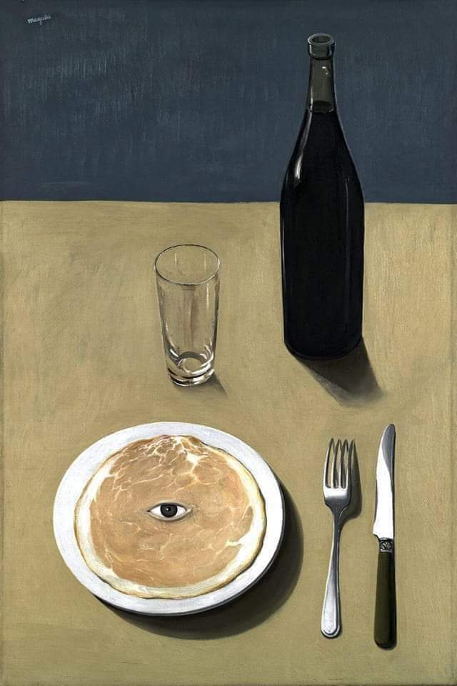 #natioggi 
#RenéMagritte
#21novembre 1898 

'Le portrait' 1935

MoMA - NewYork