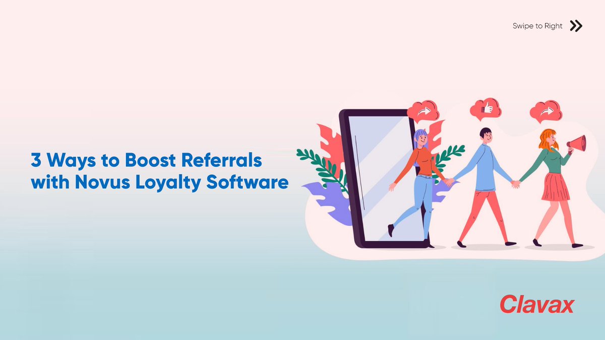Clavax's tweet image. With referrals, any business can grow by leveraging its existing customers and fan base to build relationships with new ones.

Start Free Trial: loyalty.novusloyalty.com/signup

#referral #retailnews #ecommerce #EcommerceSuccess #order #Shopping #shopnow #onlineshop #delivery