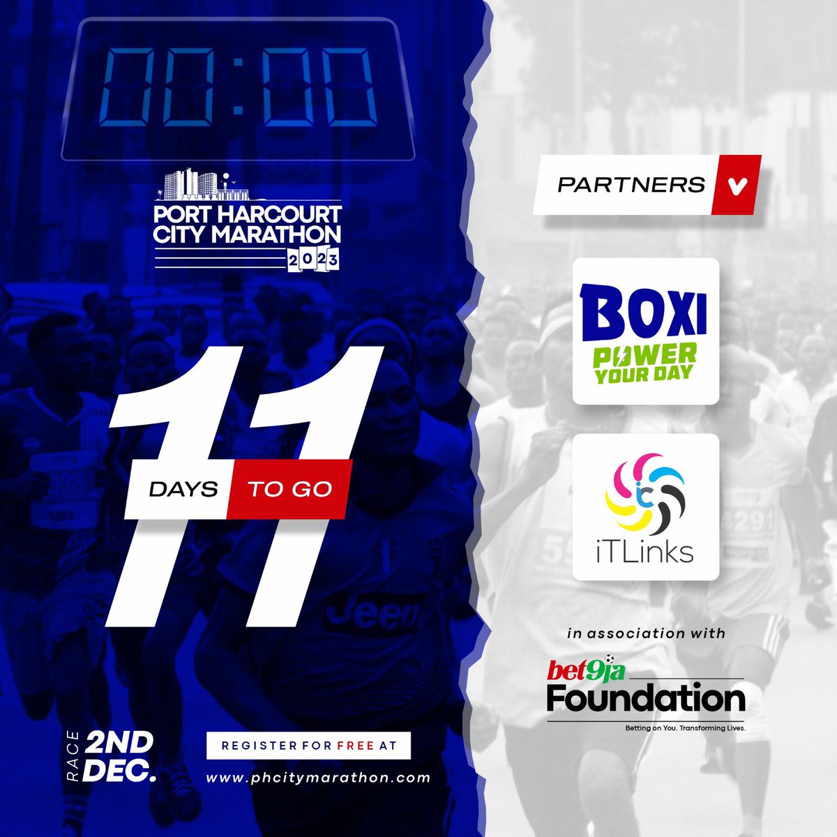 Port harcourt city, are you counting down with us? 🔥🔥🔥

Are your running shoes ready?

#phcmarathon23