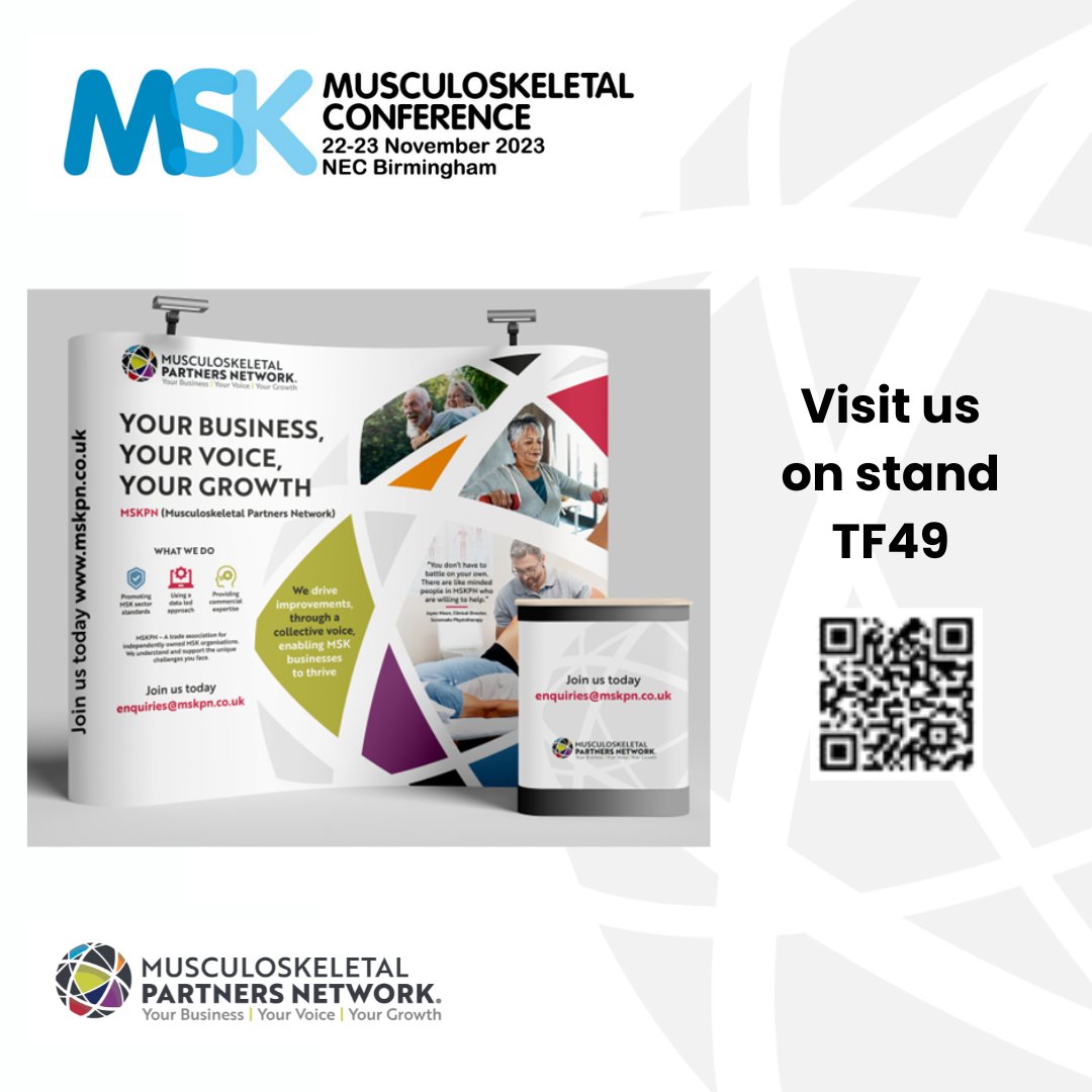 msk_partners's tweet photo. We’ll be debating the future of MSK Health at #MSKShow
What does business models/ growth mean to you?
What does quality and value look like?
If you had a fresh slate, what would be your top 3 priorities?
How do we ensure we have the workforce we need?
See us on stand TF49! https://t.co/0wuSd8OYAc