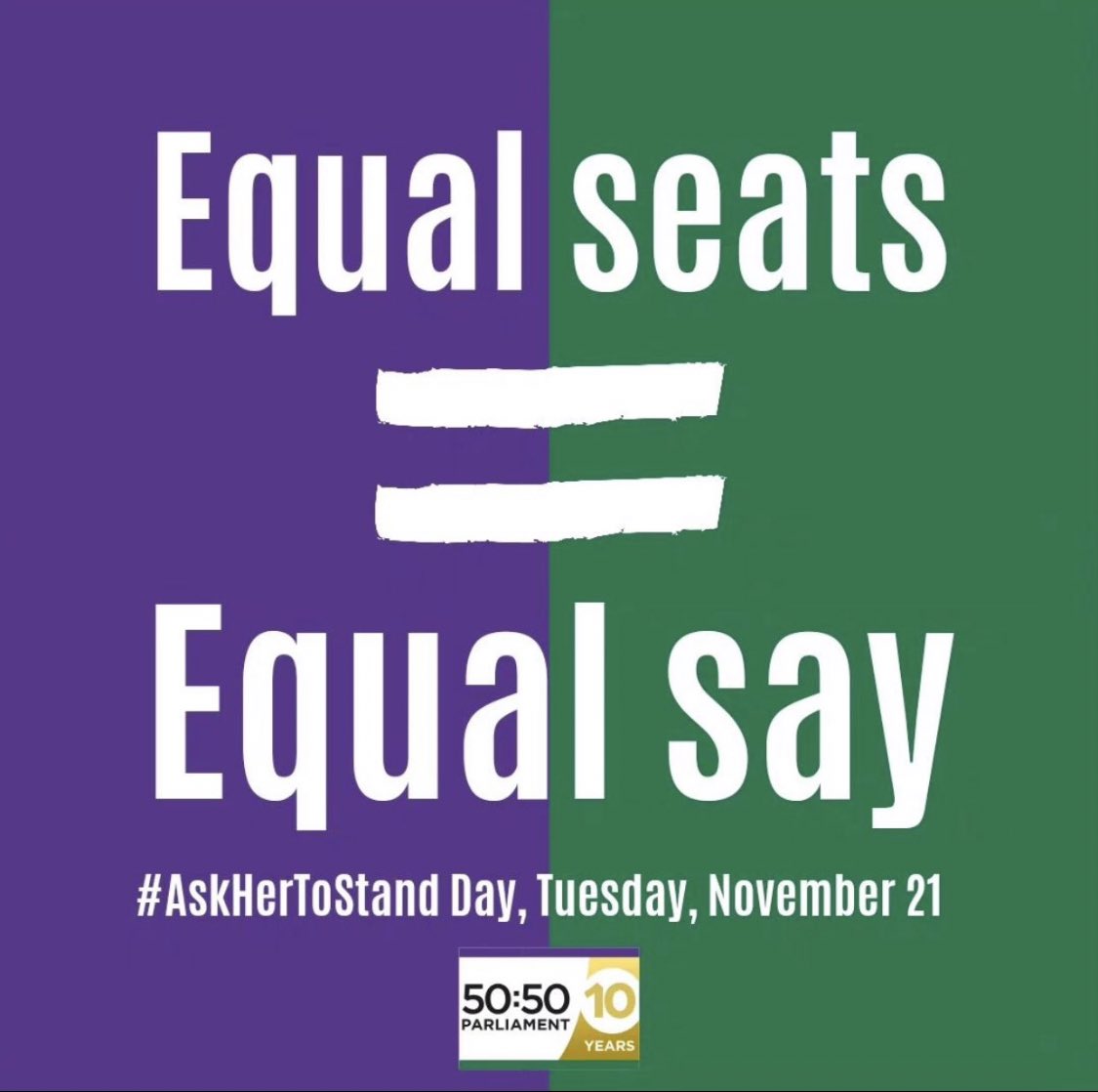 Today is @5050Parliament’s #AskHerToStand Day and it’s more important than ever. 
As women, we face many barriers in the world of #politics and we need wonderful women like YOU to #SignUpToStand and give us an equal voice in important matters. 
I’m proud to be standing! 
🌹🚓👩‍👧