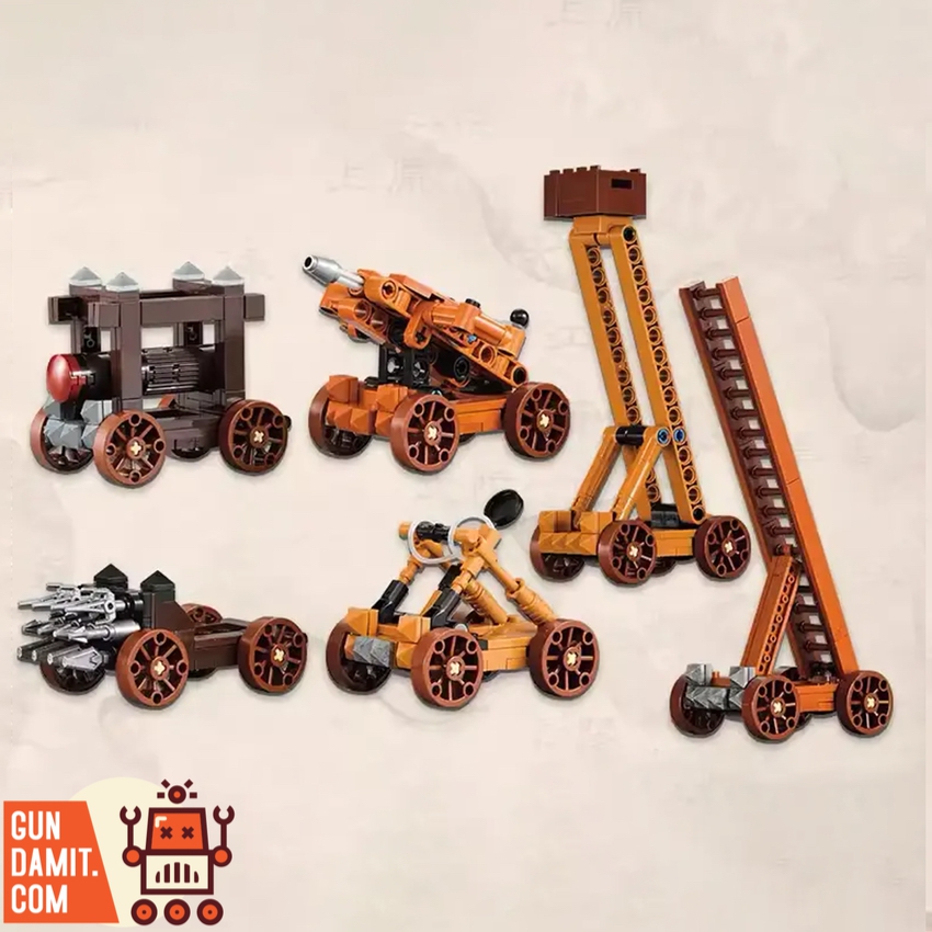 GundamitStore's tweet image. [Coming Soon] DECOOL 20513A Three Kingdoms Siege Engines Set of 6
Material: ABS
Size: N/a
$24.99 Free Shipping
--------
👇links👇 
gundamit.store/DECOOL-20513A

#BuildingBlocks #DECOOL #ThreeKingdoms #LargeCity #Watchtower 
#actionfigure #modelkit #Gundamit #GD