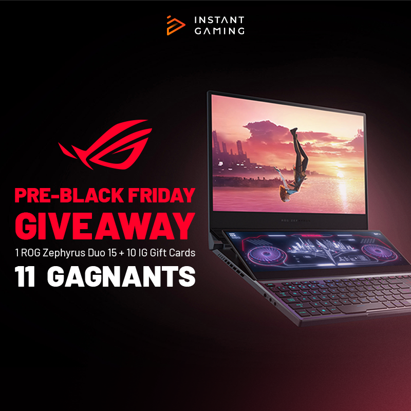 El_guigui_'s tweet photo. Bonjour #Twitter 

Pour bien continuer le mois avec 
@InstantGamingFR

👉On vous propose de tenter de gagner un pc à 3000e
👉Désigne un ami pour qu’il tente sa chance
♻️RT ce tweet

https://t.co/3o87fLYjJd

#Concours #Giveaway #Cadeaux #BlackFriday https://t.co/fFNgvKiHBt