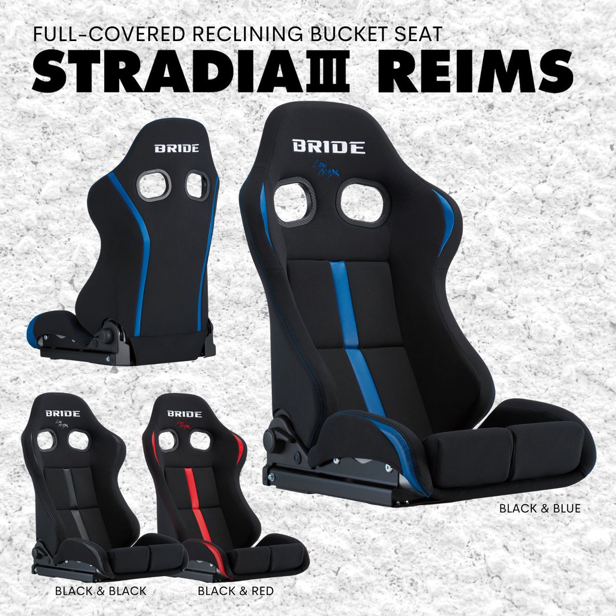 BRIDE_JAPAN's tweet photo. 新製品STRADIAⅢ REIMS登場!!STRADIAⅢをベースに新たなデザインで、背面フルカバーした特別モデル。ZETAⅣ REIMSと合わせて左右席装着もオススメ!!2023年12月1日より受注開始!!
#STRADIA3REIMS #ストラディア3レイムス #STRADIA #STRADIA3 #ストラディア #BRIDE #ブリッド #seat #シート #brideseat https://t.co/klpG5Pu6oH