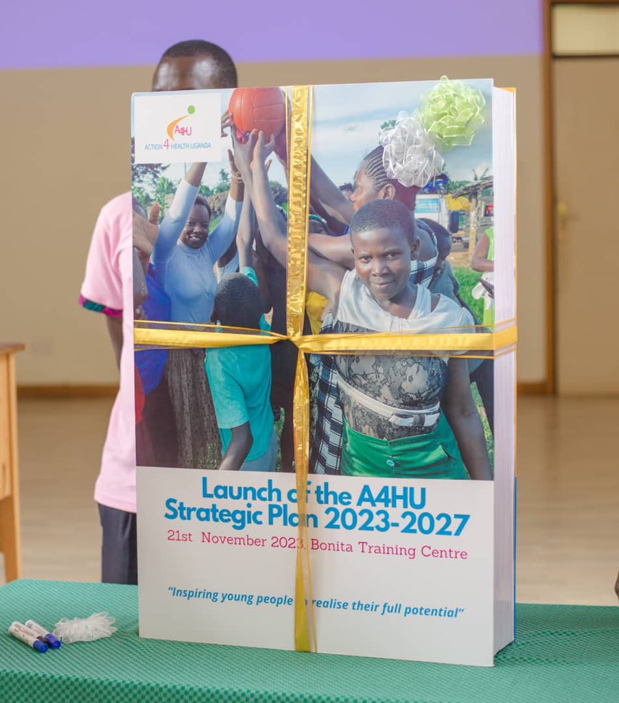 action4hU's tweet photo. Today we are extremely excited to unveil our new Strategic Plan 2023-2027 during the @Mglsd_UG National Youth Coordination Mechanism. This is extra special as we hosting the gathering at our Bonita Training Center located at our head office in Lubowa. https://t.co/0N9lV2Fj2Y