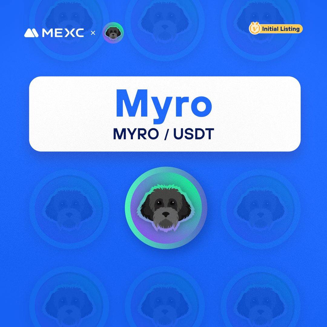 🚨#MEXC new listings alert! 📈 $MYRO/USDT will list in the Innovation Zone  at 14:00 on Nov 21 (UTC). @MyroSOL is a decentralized cryptocurrency that  is powered by the Solana blockchain. 🔹Deposit: Opened