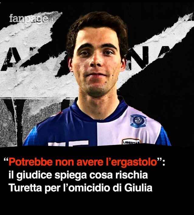 ha rapito una ragazza, le ha tappato la bocca con lo scotch, l’ha uccisa con 20 coltellate, ha abbandonato il suo corpo in un dirupo ed è fuggito

ma in questo paese di merda cosa si deve fare per avere l’ergastolo???