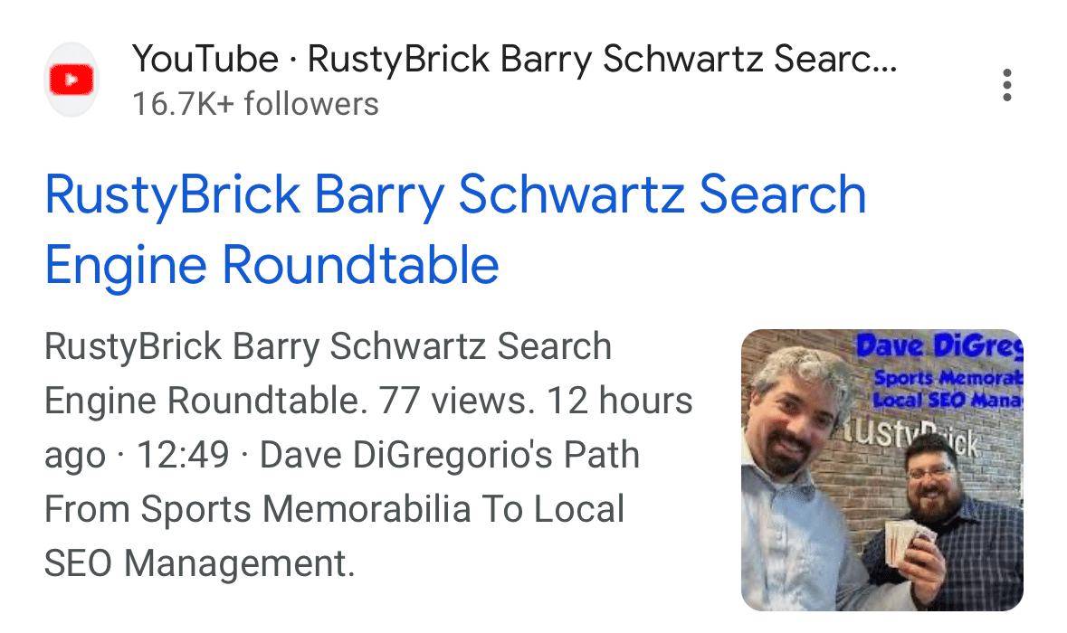 rustybrick's tweet photo. The follower count feature in  Google Search results seem to be now fully live https://t.co/FZoDIpYNU9 https://t.co/ZeJsUSUpr2