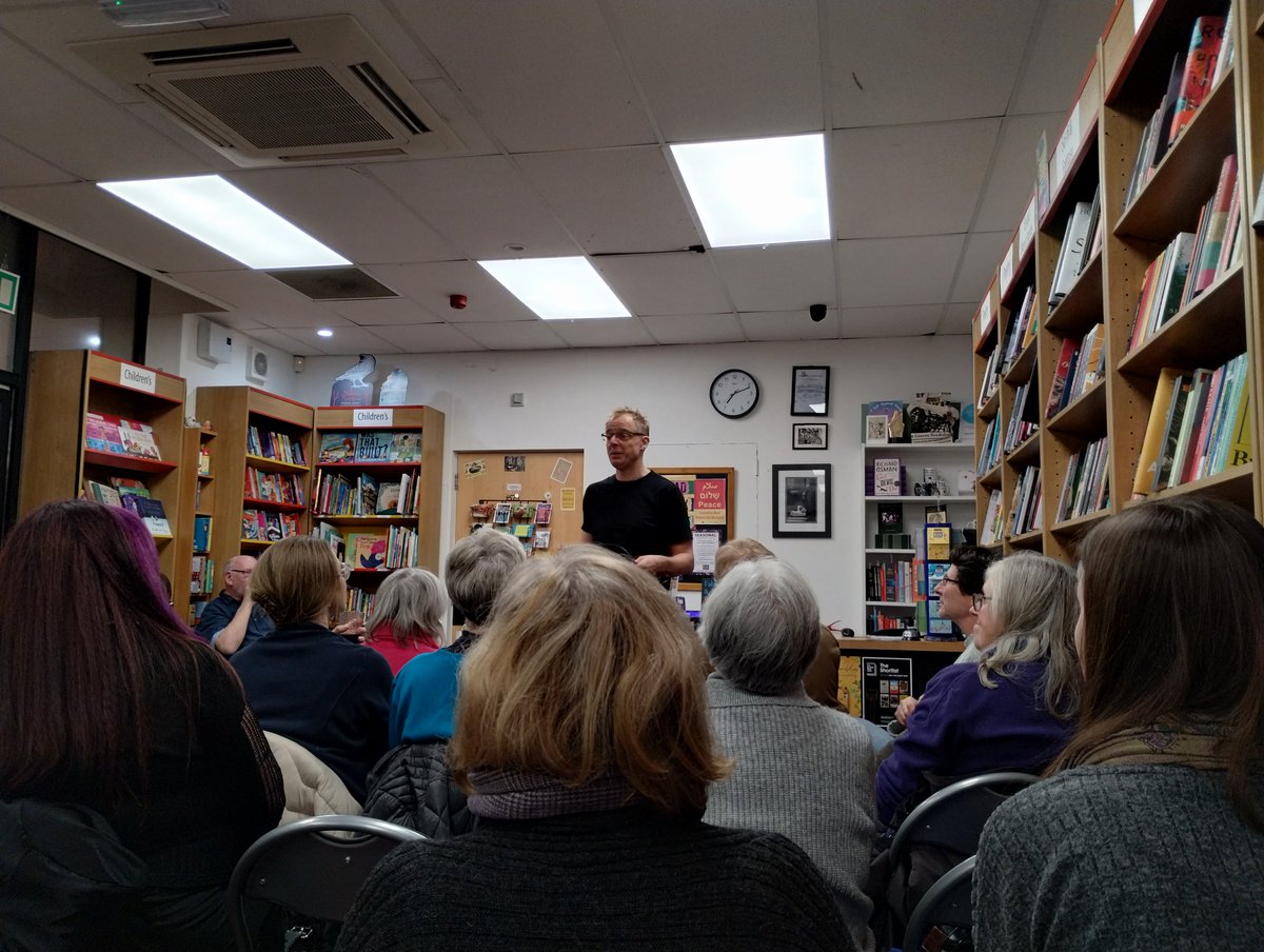 MaryGals's tweet photo. Impressed by @nickdearden75 ability to package hard truths and sad history lessons into a compelling and optimistic call to action @FiveLeavesBooks https://t.co/rji8wJfSV6