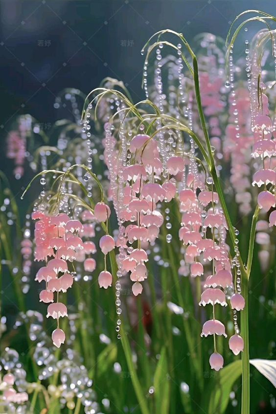 pink lily of the valley