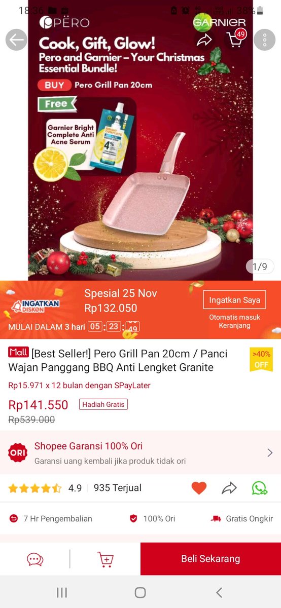 CecepPerN's tweet photo. @ShopeeID Mau beli ini min, beralih dari serba digoreng menjadi panggang, sekalian belajar masak 😀 https://t.co/SqkvF8nzLk