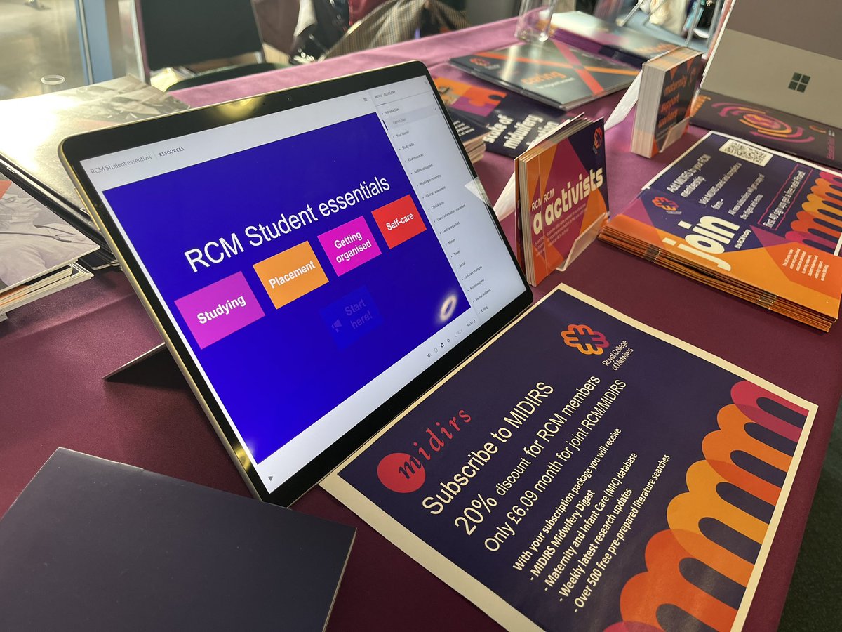 Please make sure you come and explore the new #RCMiLearn module ‘Student Essentials’. We're so proud of this work and we want to hear what you think! #RCMStudentConf2023