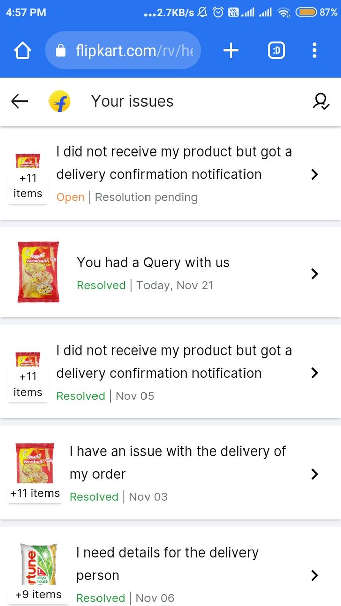 rockmakbond's tweet photo. #Flipkart @Flipkart 
Biggest cheater company who closed my 5 cases of 1 issue since 2 November without refunding &amp; everytime they create new case to irritate me even I sent call recording proof still they r not refunding,now u will pay back in court cheater https://t.co/c5SjgRX2um