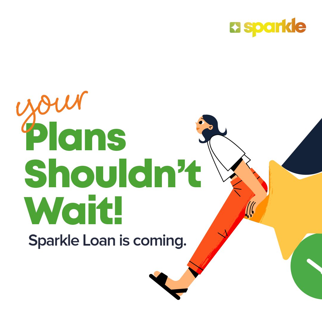 Hey Sparkler! ❇️

What do you want to do today? 😉 Tell us in the comments below because guess what? You Can Soon! 💃🏾

Sparkle Loan is coming. Stay tuned! 🥳

#SparkleNigeria #YouCanSoon #Whatdoyouwanttodotoday #SparkleLoan