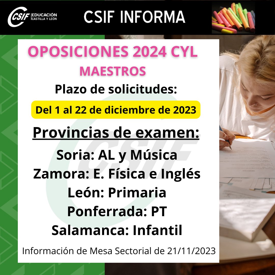 CSIF Educación CyL tweet media