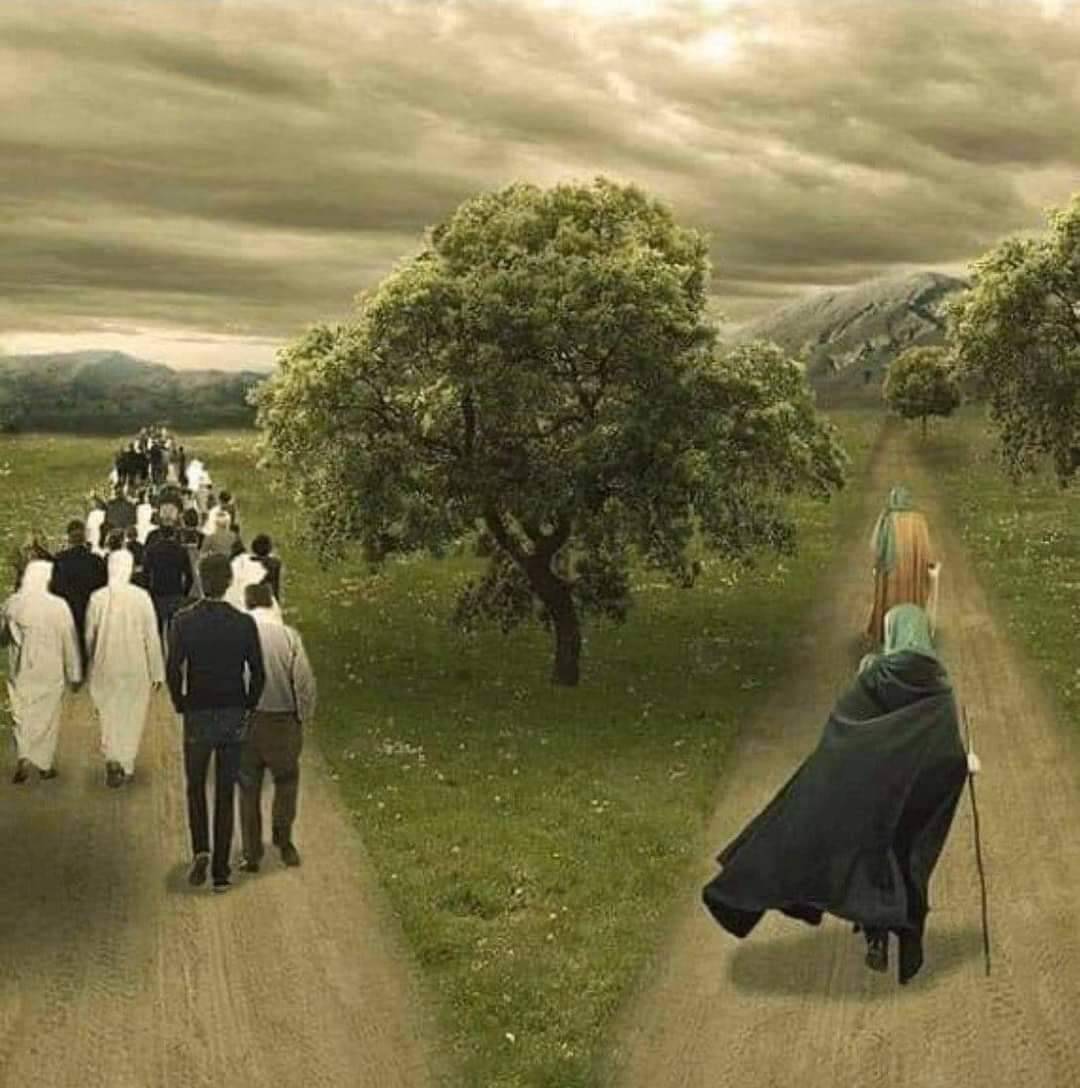 ScreenMix's tweet photo. "لا تستوحشوا طريق الحقّ لقلة سالكيه" 

 - علي ابن ابي طالب https://t.co/w4Eqa4GO6c