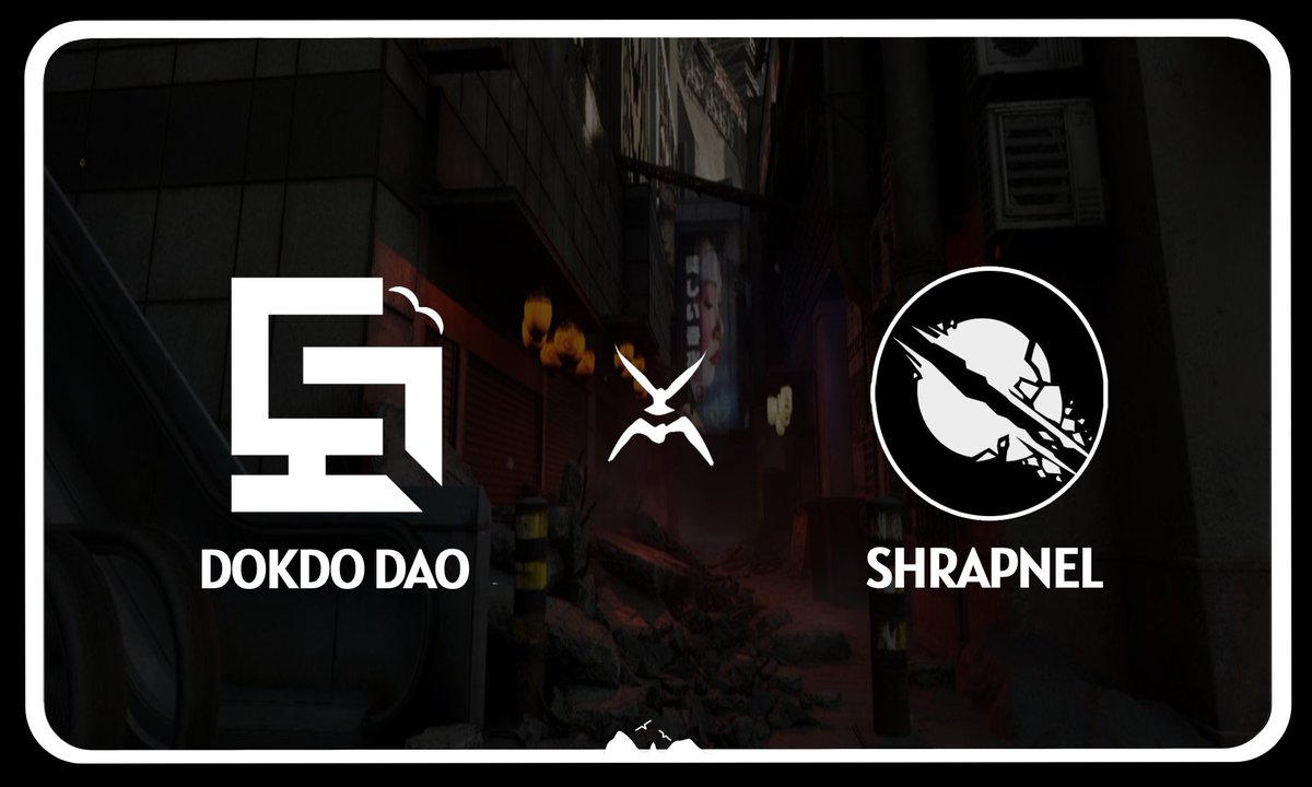 DOKDODAO's tweet photo. [DOKDO x SHRAPNEL]

🎁SHRAPNEL Heavy Pack(Vale of $100) x 5

1️⃣ Follow
@DOKDODAO
@Dokdo_GA
@playSHRAPNEL

2️⃣ LK l RT l TAG 3 Friends

3️⃣ Join GA Event
https://t.co/Quqm5Vsy9M

⏳~11/25 13:00 (KST) 

👇If you want more, Join our Google Form
https://t.co/kxiiYlR0sT

#NFT #Giveaway