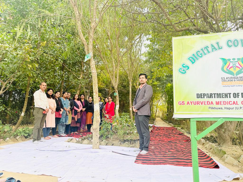 gs_university's tweet photo. Department of Dravya Guna Celebrated AMLA NAVAMI with the faculties and students of GSAMC&H under the HOLY AMLA TREE at the herbal garden.
Glimpses of this day.
#Celebrated #AmlaNavami #GSAyurveda #GSGroup #DelhiNCR #UttarPradesh #India https://t.co/QV27DepGsP