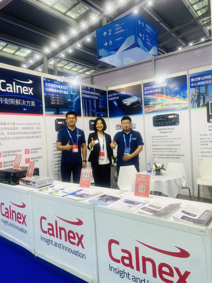 CalnexSolutions's tweet photo. 🏆 We’re delighted to announce the Calnex Paragon-neo won the Excellent Product Award at the prestigious China Hi-tech Fair, which showcases cutting-edge technologies and innovation.  

#chinahitechfair #CHTF #hitech #CalnexSolutions #5G https://t.co/Xo0BylQosq
