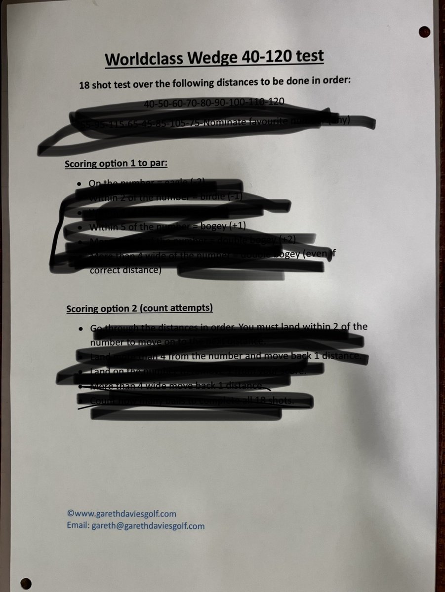 GDaviesGolf's tweet image. Been putting together a few more performance challenges to push and prod improvement in players…… had a go at one of my wedge ones and realised I need a good push and prod myself!! Looking forward to seeing which players can set some records! #golf #golfcoaching #goodtogreat