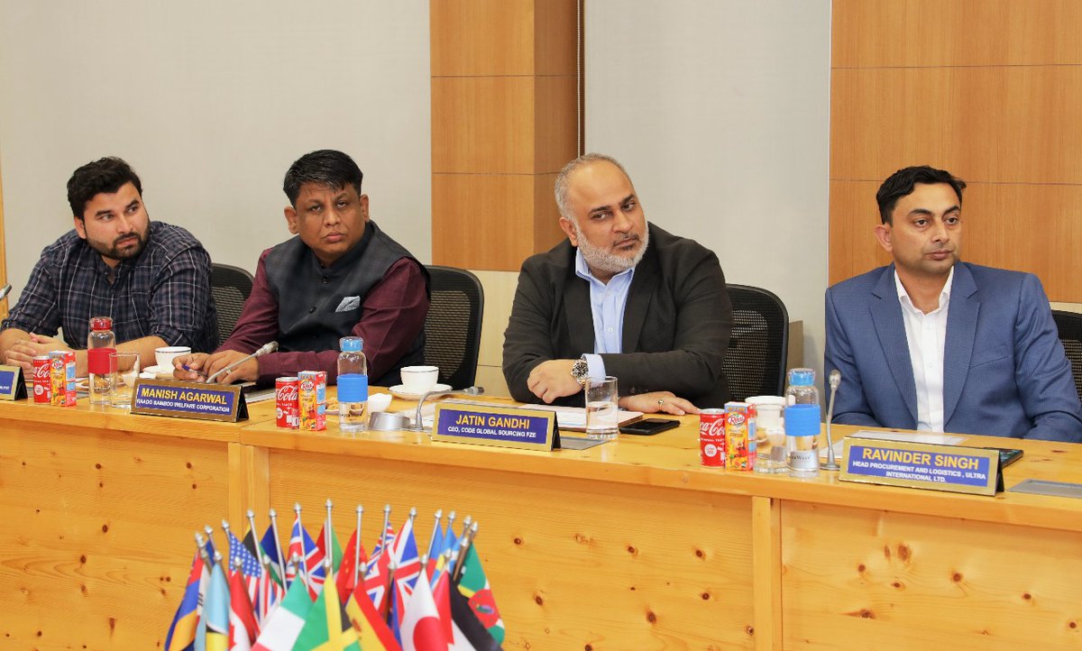 Mr. <a href="/pravinifs/">PRAVIN AGRAWAL IFS</a>, APCCF, <a href="/ForestTripura/">Tripura Forest Department</a>, presided over the Advantage Agarwood roundtable, where investible projects &amp; proposals in the sector were discussed &amp; attended by Pyush Dogra, Sr Environment Specialist, <a href="/WorldBank/">WorldBank</a>, producers of #agarwood products &amp; FMCGA companies.