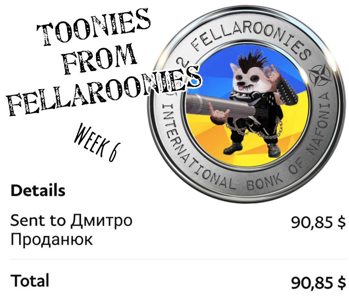 Here's the toonies from fellaroonies for this week!

@Wendehopes, can you fix:
•2 tickets for @rrodemann2
•1 ticket for @Birdfella_Esq
•3 tickets for @Bencla_love_cat?

#ToonieTuesday #WildHornets