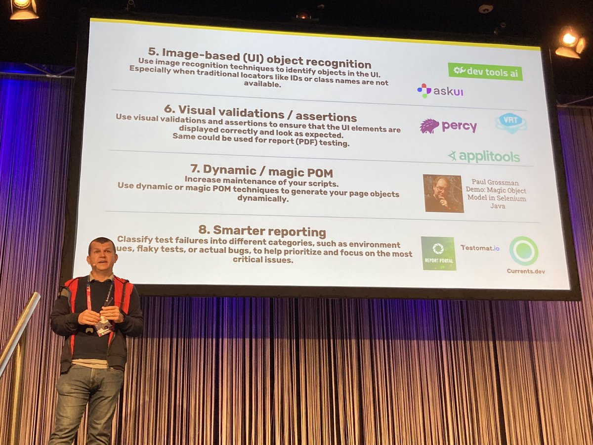 AutomationPanda's tweet image. 8 ways for pursuing Autonomous Testing, by @marcelveselka at #AutomationSTAR!