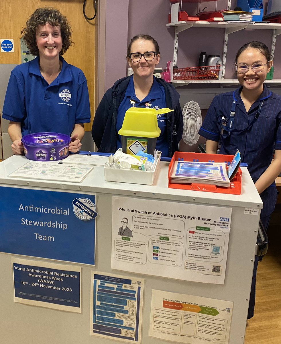 Our trolley is ready to take to the wards and promote the role of the nurse in IV 💉to oral 💊switch. #KeepAntibioticsWorking