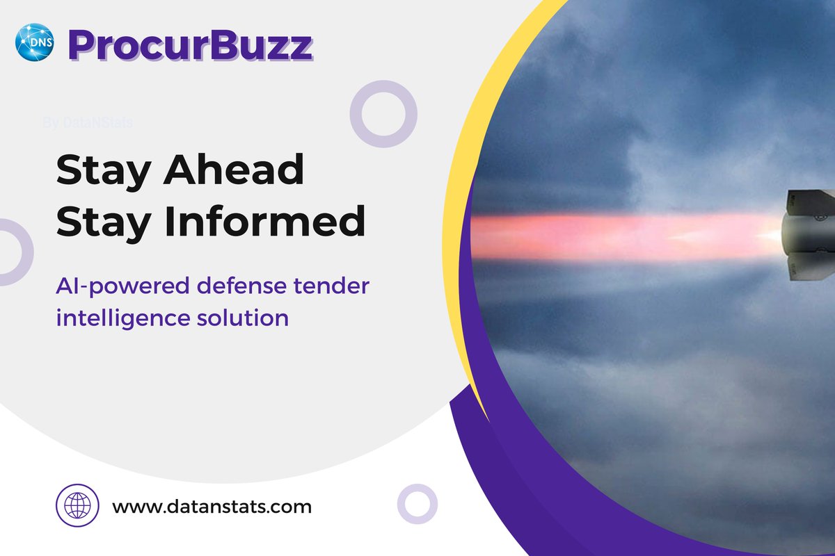procurbuzz's tweet image. Harness the power of our global Defense Tender solution, meticulously capturing tenders from 100 countries and publishing 20,000 opportunities daily.

#DefenseTender #startup #startupindia #defense #defenseindustry #tender #procurement #defensecontracting #contract #MakeInIndia