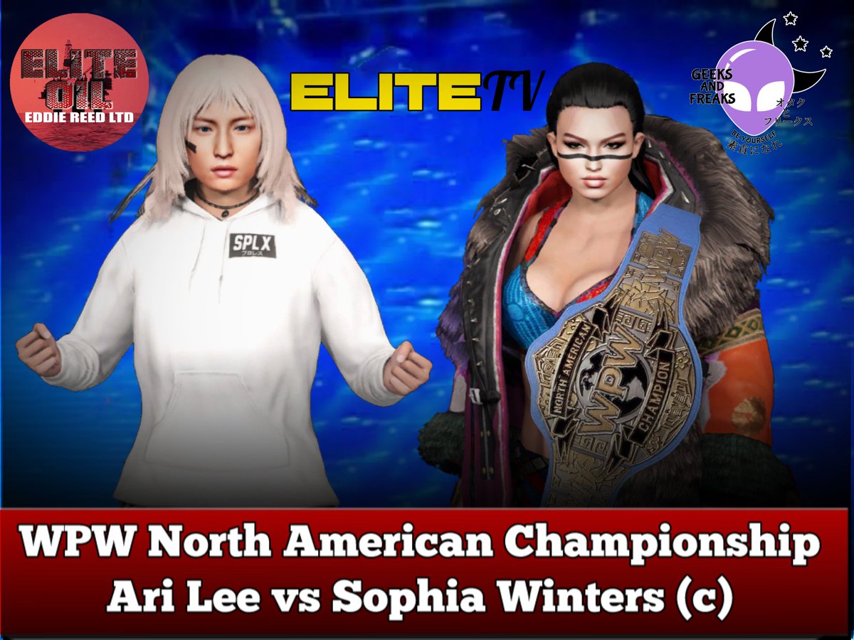 Shout out to <a href="/WorldPro521/">World Pro Wrestling</a> for this one as the Final Boss, WPW North American Champion <a href="/SophiaWinters03/">❄️😈ソフィア・ウィンターズ❄️😈</a> takes on the Lady Samurai herself <a href="/AriLeeSamurai/">Ari Lee</a> with the title on the line. Hopefully this can be a clean match with no <a href="/ToxicVanessa03/">☣️𝓥𝓪𝓷𝓮𝓼𝓼𝓪 𝓥𝓲𝓻𝓾𝓼☣️</a> involvement