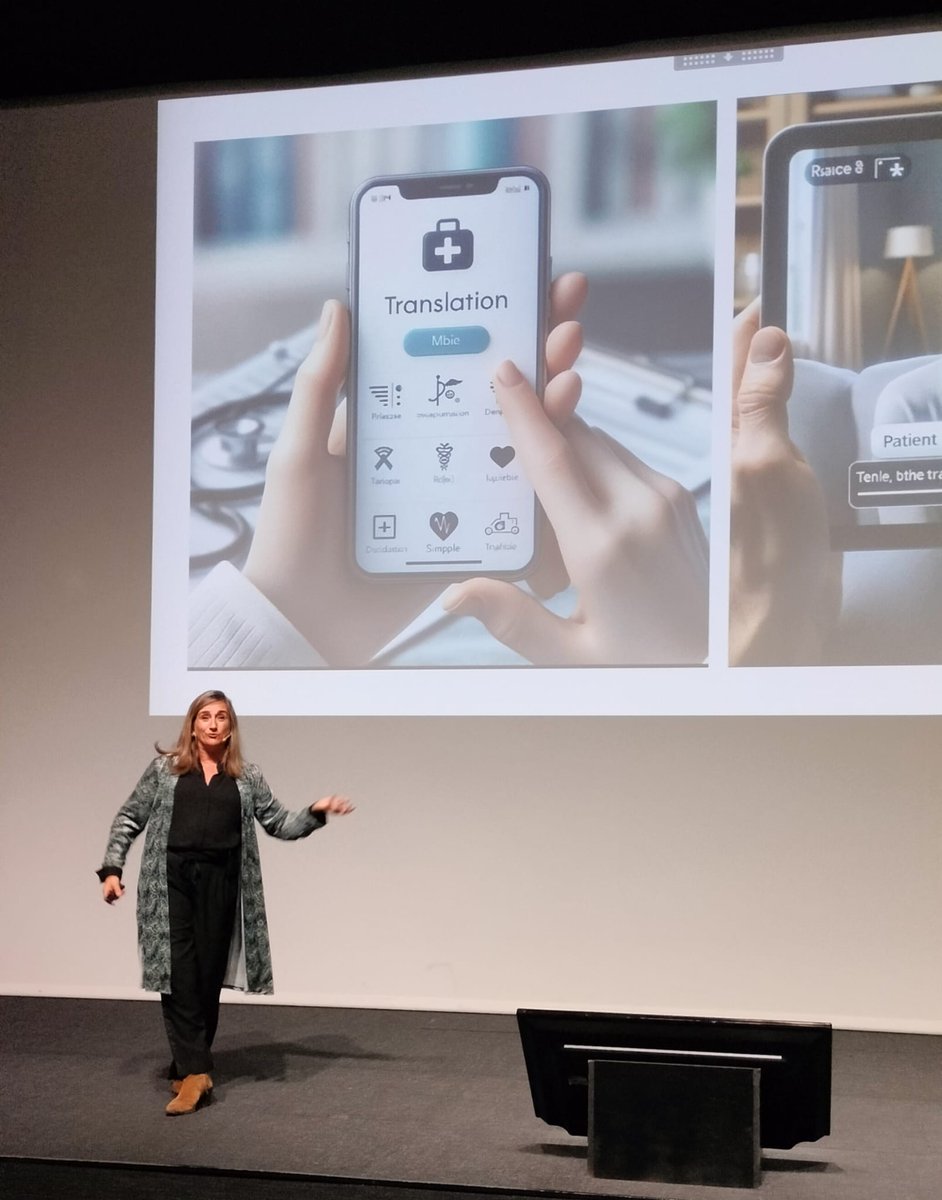 "Mi vida ha cambiado radicalmente con las herramientas de #InteligenciaArtificial para proyectos de #designthinking Consuelo Verdú en  #indusmedia2023