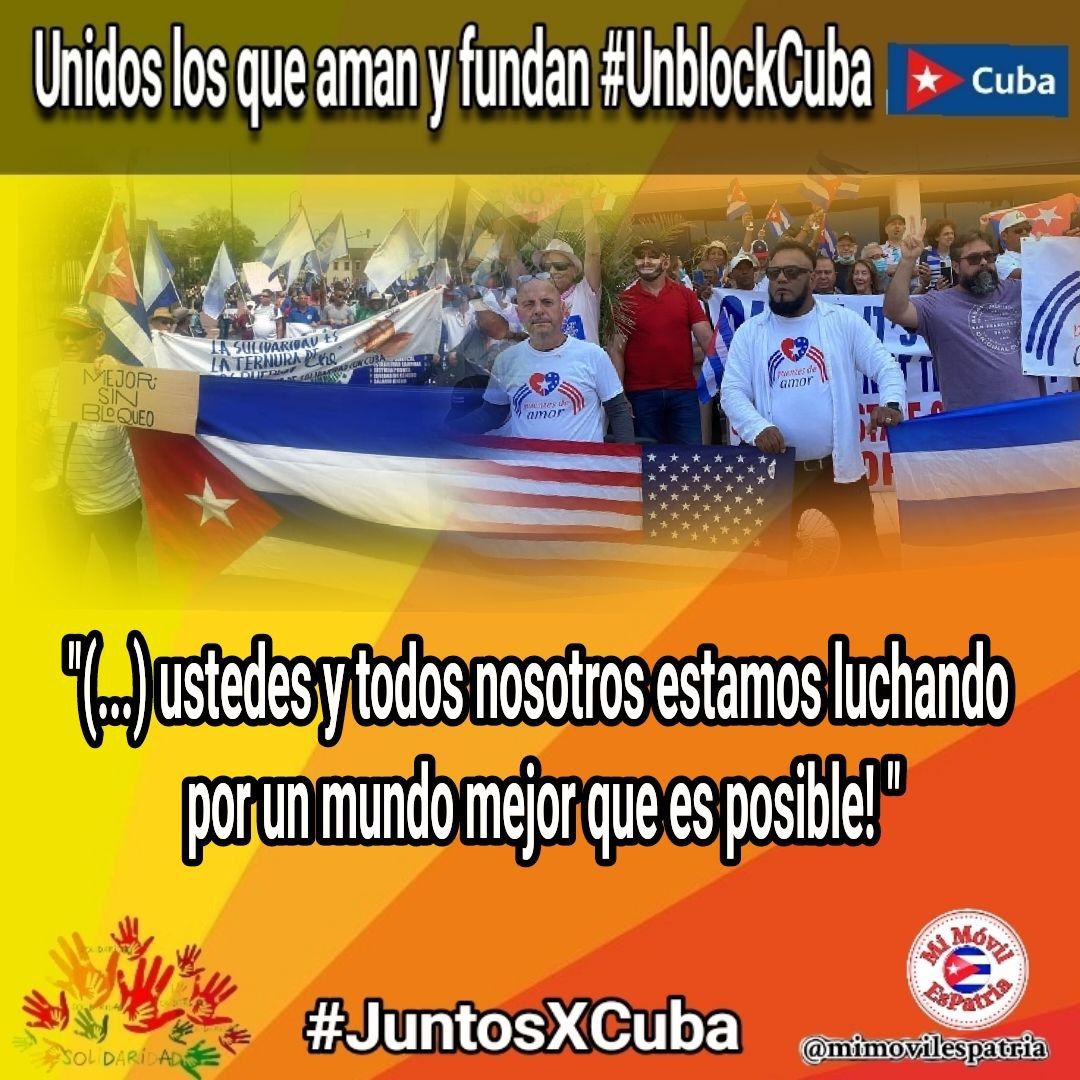 #FidelPorSiempre: Argumentos tenemos millones para defendernos; el capitalismo es indefendible, el imperialismo es indefendible.

#JuntosXCuba #UnblockCuba
#MiMóvilEsPatria