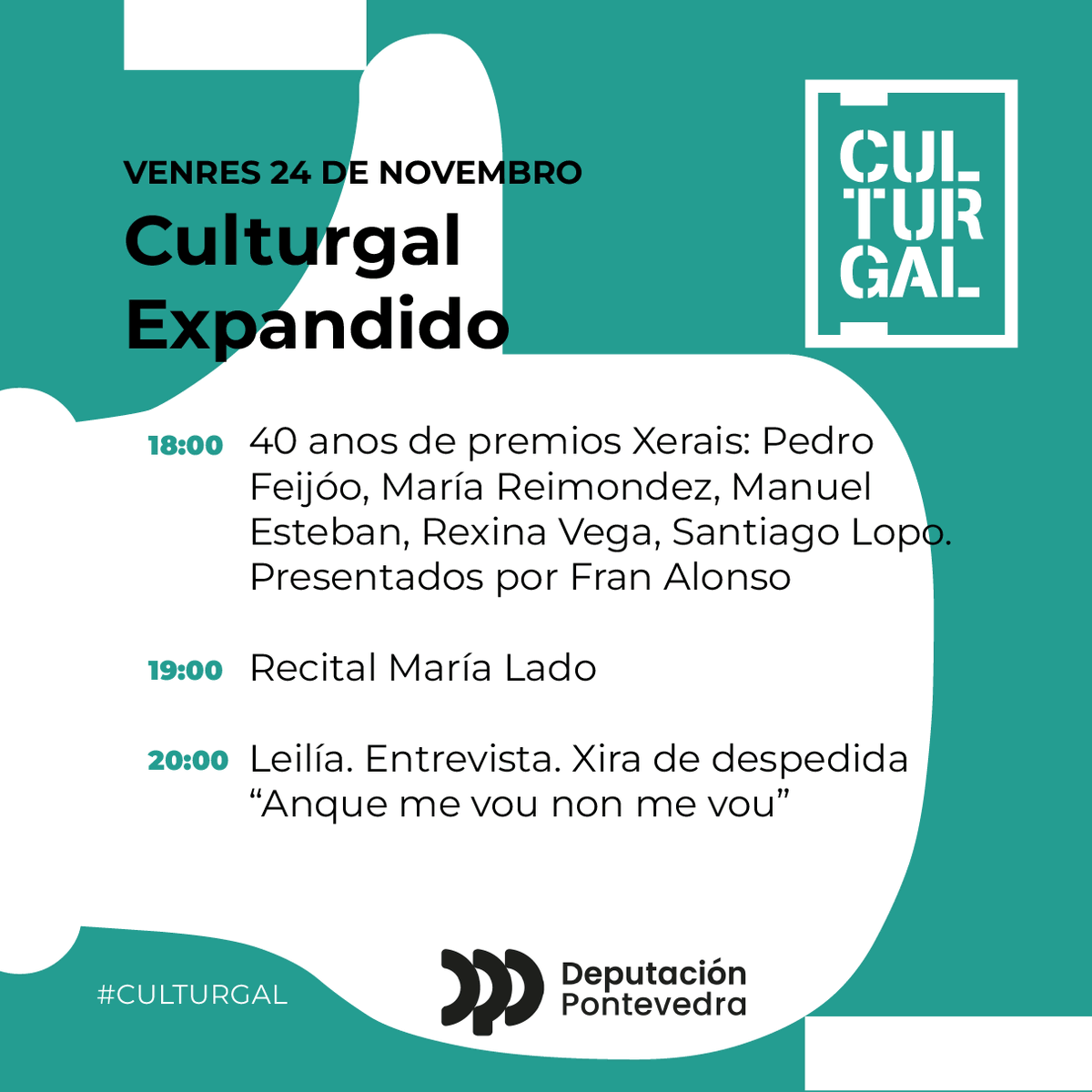 depo_es's tweet photo. O @culturgal sae por vez primeira de Pontevedra e expándese ata Vigo cunha proposta de literatura e música na sede da @depo_es en #Vigo

Consultade o calendario 👇 https://t.co/KtVQI0HmWK