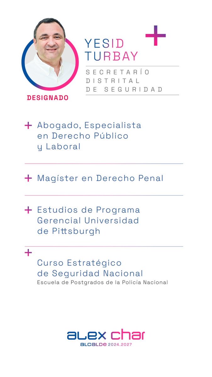 AlejandroChar's tweet image. ¡La seguridad es prioridad para nuestra administración!

La Oficina para la Seguridad y Convivencia Ciudadana pasará a ser la Secretaría Distrital de Seguridad y quiero anunciar que estará bajo el liderazgo de Yesid Turbay. Él es un gran profesional; hemos trabajado conjuntamente…