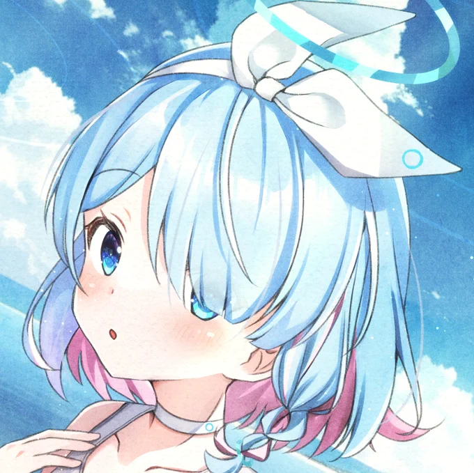 Misskeyにアロナの絵あげました。#MissTwi 