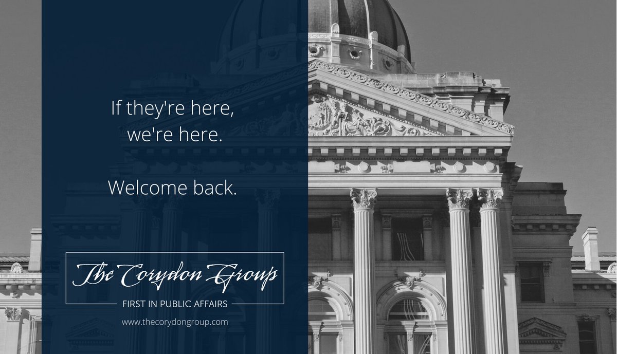 It's Organization Day at the Indiana General Assembly.
If they're here, we're here.