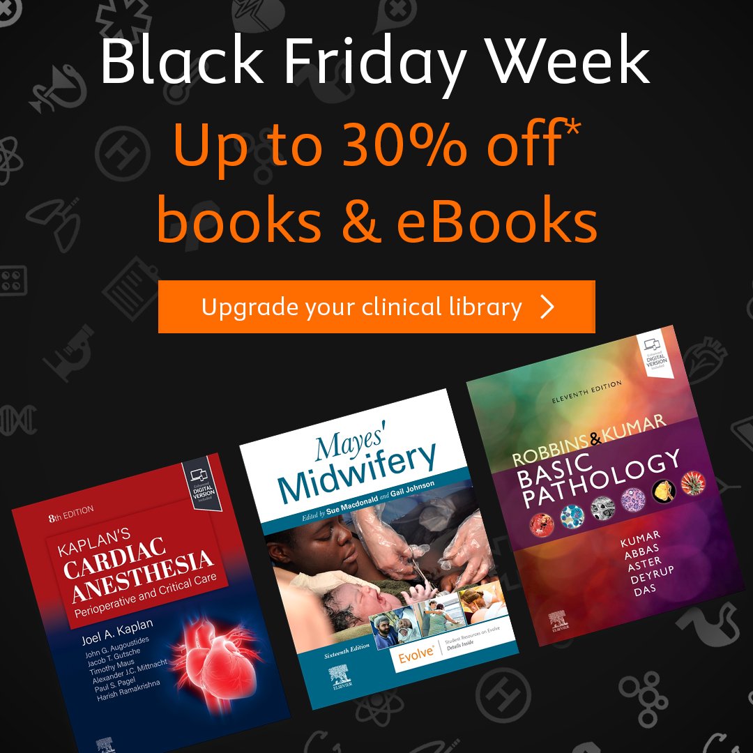 🚨 BLACK FRIDAY WEEK 🚨 

From today until the 27th of November there will be discounts up to 30% off books and eBooks on our store! 🔥 

Click on the link below and discover all of our offers ✅ 
spkl.io/60174qpbv

#blackfridaysales #elsevier