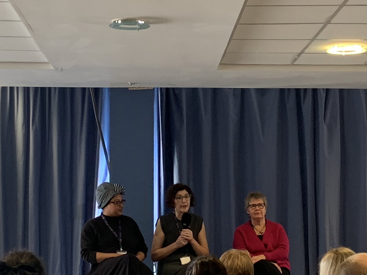 Loved hearing the amazing career stories from this panel. We all come to midwifery with different life experience &amp; skills, but what’s clear across these stories is that common passion, fire and determination we all hold as midwives, and propels us forwards. #RCMStudentConf23