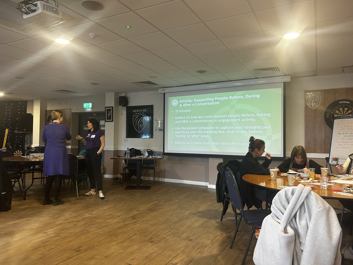 Great conversation at the <a href="/ctmrpb/">Cwm Taf Morgannwg Regional Partnership</a> In This Together event today <a href="/MichelleDCW/">michelle walker</a>