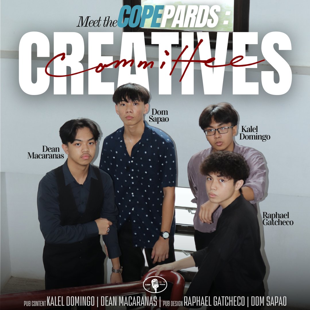 cope_pods's tweet photo. The CopePards 😎 have arrived ‼️ here to accompany us in the journey 🏃 to actively promote the invaluable skill of public speaking 🗣 Meet the Creatives 🖌 Tech &amp; Media 🎥 and Content Creation 🎙 team ‼️ https://t.co/FMkTS6OHek