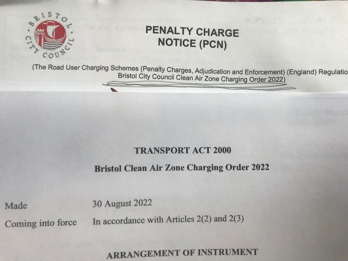 Just hsd a tribunal for my appeal against a CAZ charge from Bristol City Council.  The lawyer was brutal but agreed  the wording is wrong and I won.