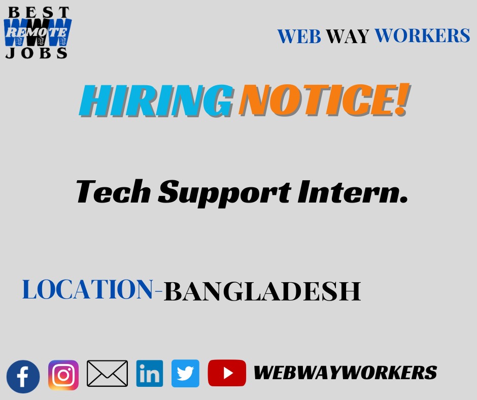 Tech Support Intern. is hiring at GaoTek Inc

Apply Now- webwayworkers.com/tech-support-i…

#best #jobs
#remotejobsearch #remoteworkers  #remotestaff #remotejobs #jobs2023 #usabusiness #usabuyers 
#jobseekers #jobshare #jobsfair   #usajobseekers #localbusiness #canadabusiness #ukbusiness