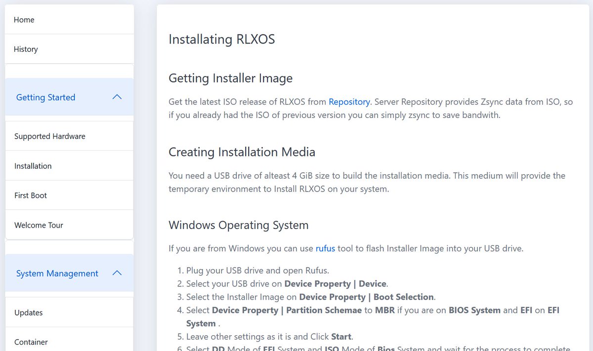 rlxos_dev's tweet image. 2023.11.21: Updated basic docs as docs.rlxos.dev

#Linux #Linuxnews #Opensource #opensourcenews
