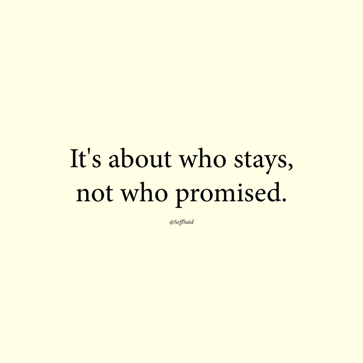 Brighthustler's tweet image. 🤔🤔🤔
A lot of people make promises
Very few follow through
Even less stick around
Guard yourself!
Peace Be With You 💝
#IYKYK #SelfSustaining #SomeOfThat