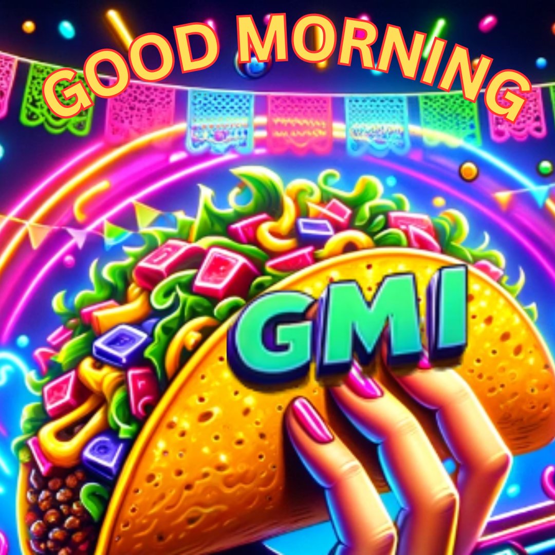 GonnaMakeItNFTs's tweet photo. GM GM 🌞Taco Tuesday! 🎉 Your Tuesday deserves a burst of flavor, and what better way than with tantalizing tacos? 🌶️🌮Share your first taco experience with us👇🤤 https://t.co/fIfR28xSjr