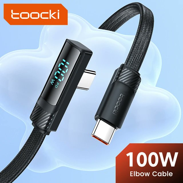 sohaguv136145's tweet image. Toocki USB Type C Cable to USB C 90 Degree PD 100W Fast Cahrging for OPPO Macbook Xiaomi Huawei Samsung Huawei Display Cable.
#TypeCUSBCable #CUSBCable #TypeCCable #USBCCables #USBCable #Cable #TypeC
Update Price Link:s.click.aliexpress.com/e/_DkEv0tZ
Connector BType-C
Connector AType-C