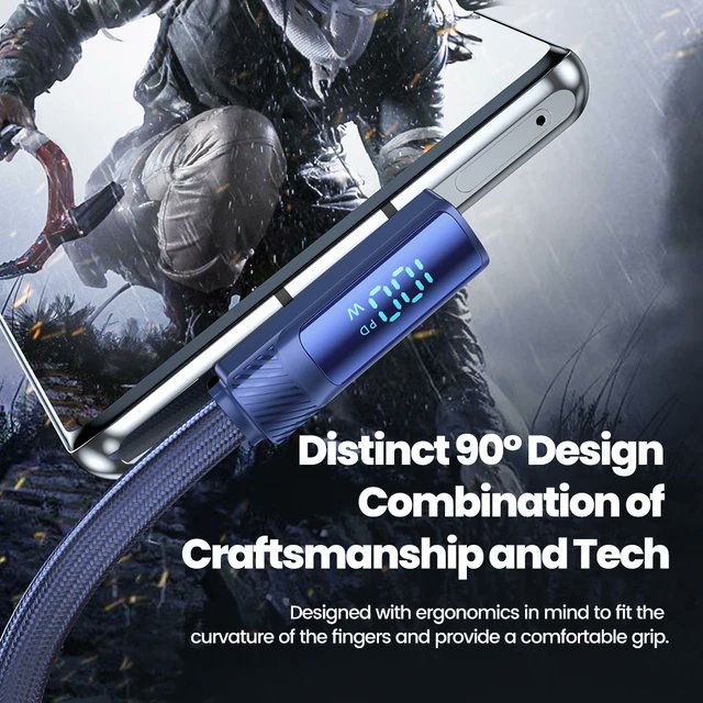 sohaguv136145's tweet image. Toocki USB Type C Cable to USB C 90 Degree PD 100W Fast Cahrging for OPPO Macbook Xiaomi Huawei Samsung Huawei Display Cable.
#TypeCUSBCable #CUSBCable #TypeCCable #USBCCables #USBCable #Cable #TypeC
Update Price Link:s.click.aliexpress.com/e/_DkEv0tZ
Connector BType-C
Connector AType-C