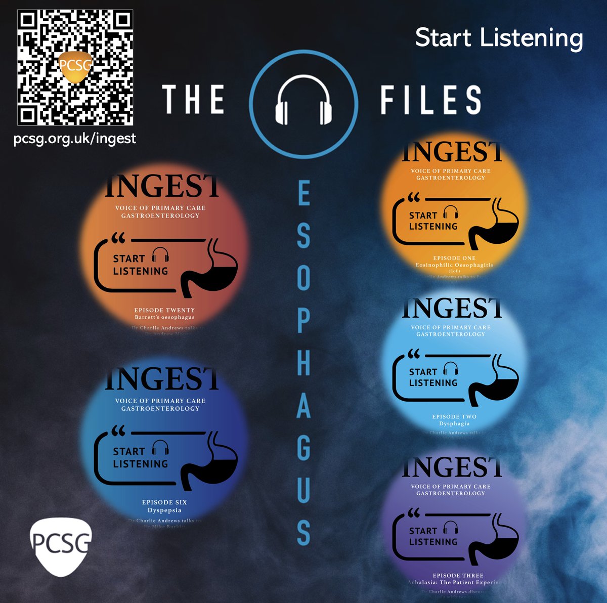 The Oesophagus Files. Start listening @ pcsg.org.uk/the-oesophagus… #ingest #oesophagus