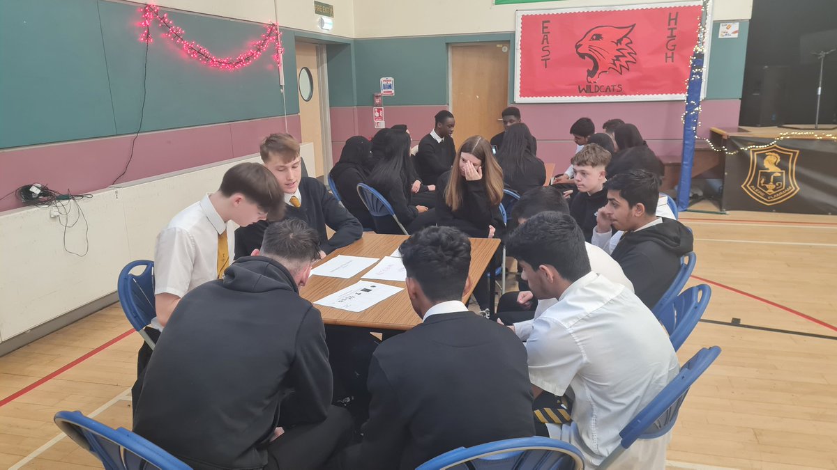 Seniors leading our S4 Study skills workshops.