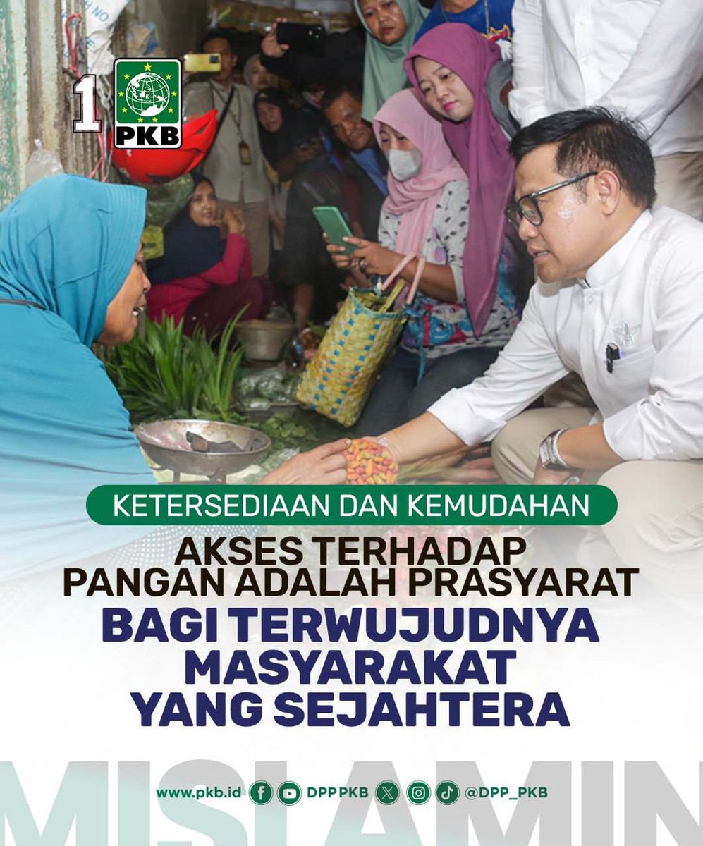 #SembakoMurahAMIN
#AniesMuhaimin2024
Berjiwa Pemimpin, SembakoMurah, Makmur dan Sejahtera,
Wis Wayahe Munggah 
<a href="/cakimiNOW/">A Muhaimin Iskandar</a>
<a href="/DPP_PKB/">DPP PKB</a>